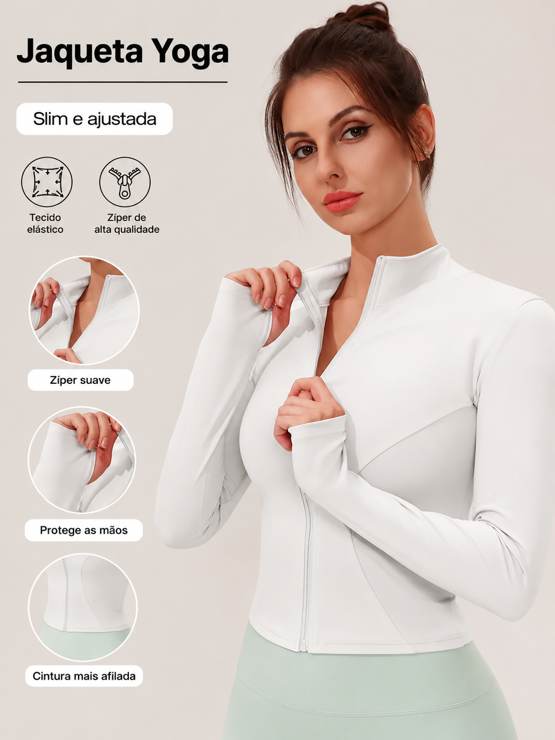 Jaqueta fitness