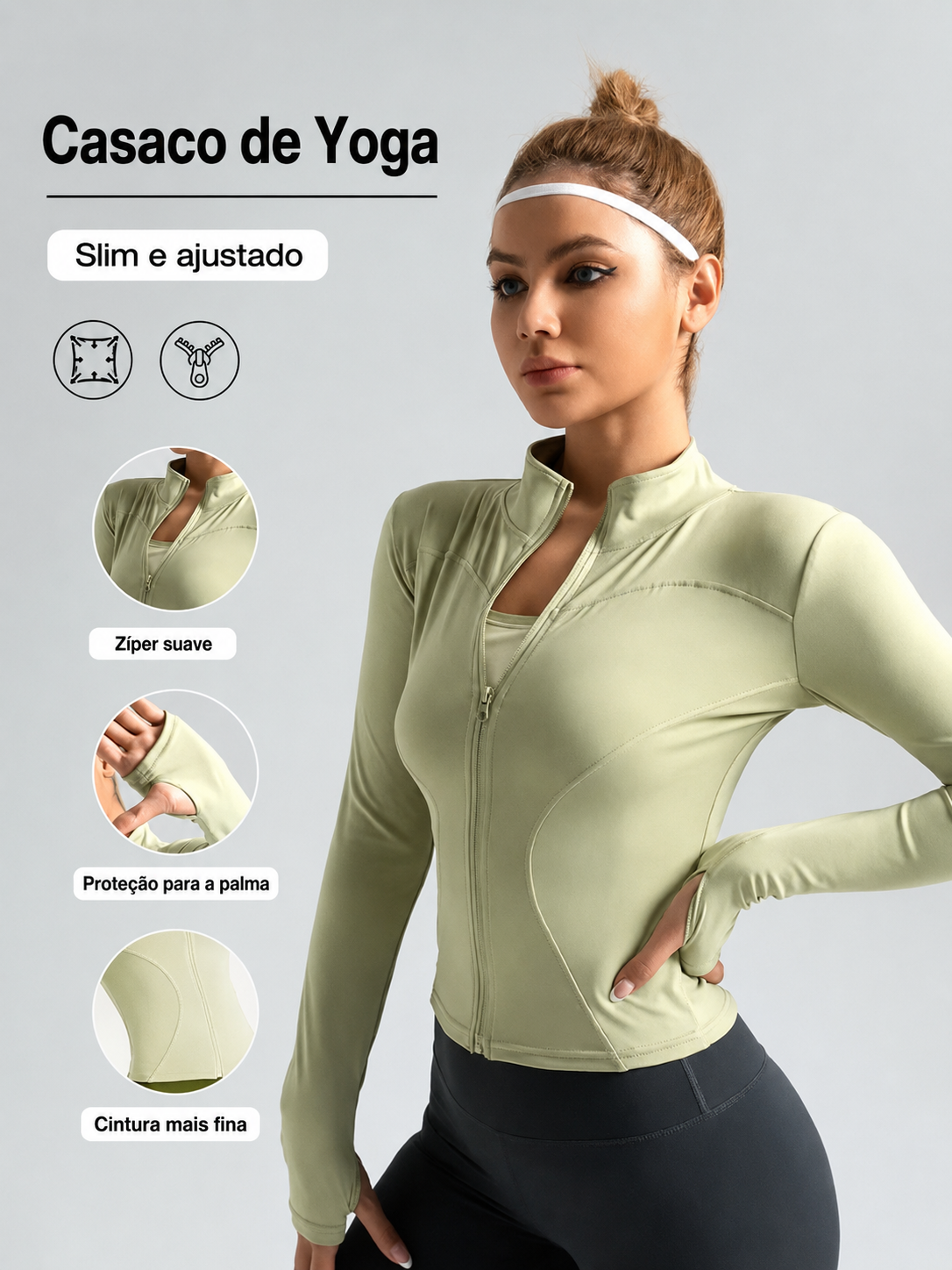 Jaqueta esportiva feminina