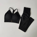 Conjunto de ginástica feminino, cintura alta, modelador de quadril, resistente a impactos, ideal para ioga, fitness, corrida e estilo.