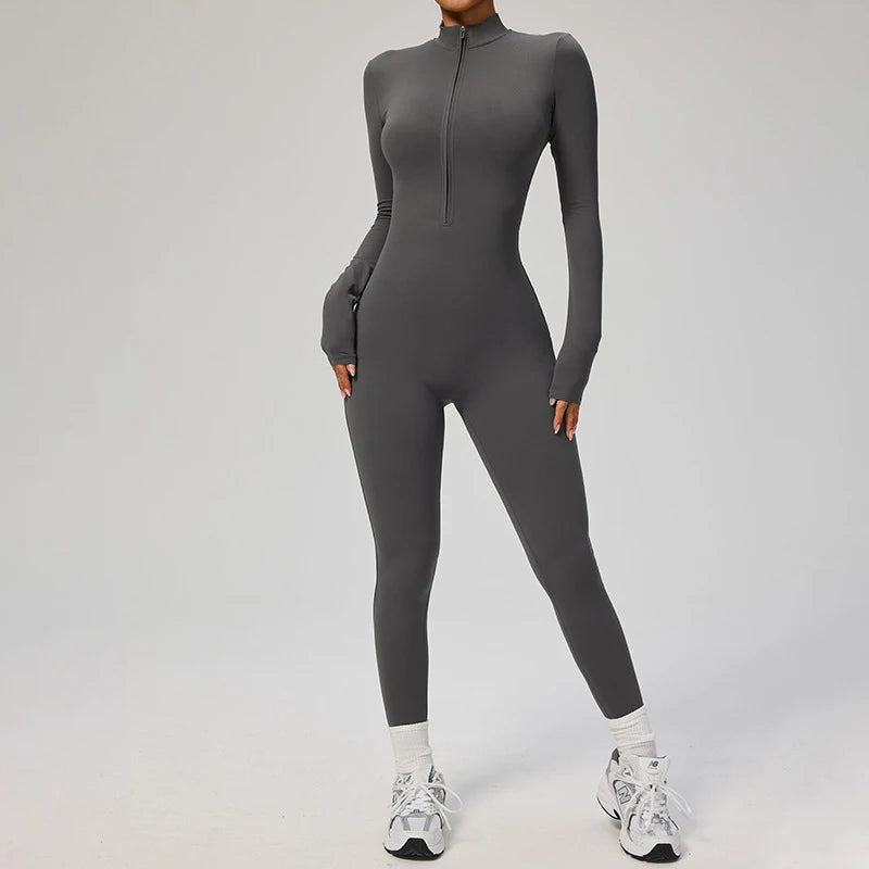 Macacão feminino SOISOU com zíper