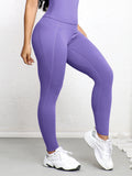 Leggings esportivas super macias com bolsos para mulheres, cintura alta, para treino, ioga, corrida, academia e fitness.