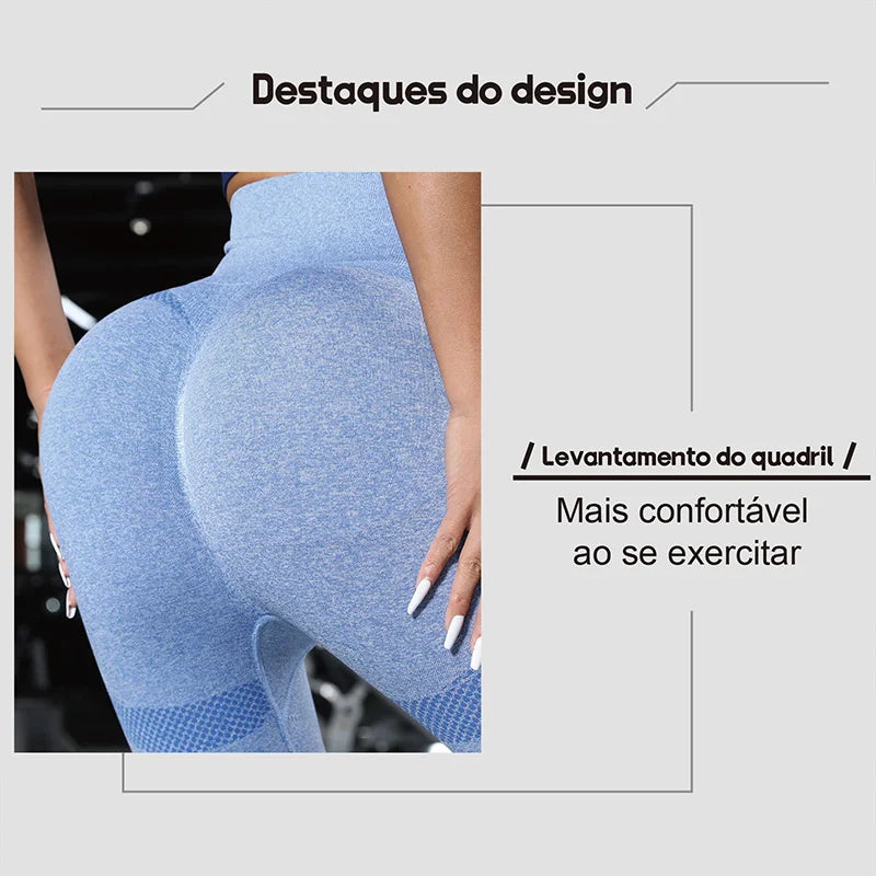 Calça Legging Selene Fitness Sem Costura