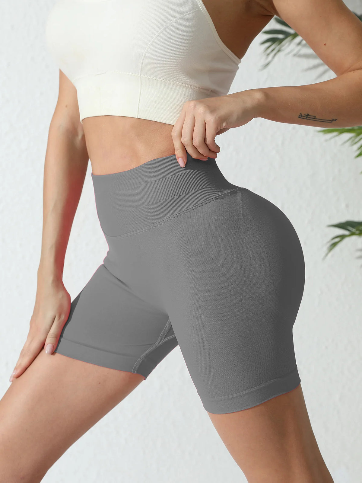 Shorts cintura alta
