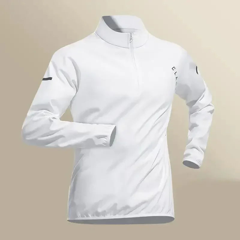 Conjunto de jaqueta e calça esportiva