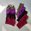 Conjunto de ginástica feminino, cintura alta, modelador de quadril, resistente a impactos, ideal para ioga, fitness, corrida e estilo.