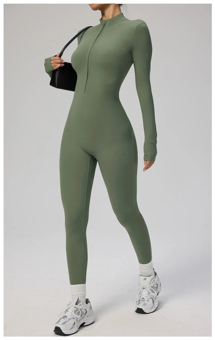 Macacão feminino SOISOU com zíper