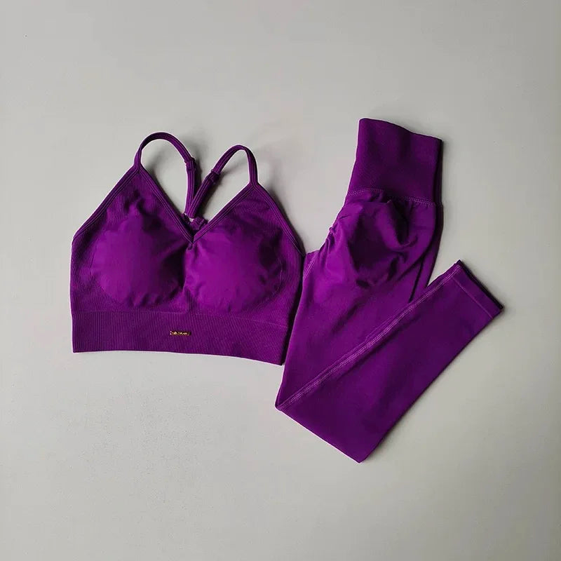 Conjunto de ginástica feminino