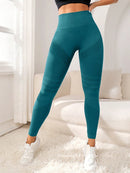 Calças esportivas com modelagem que levantam o bumbum, calças esportivas justas de cintura alta e elásticas para fitness, corrida e ioga.