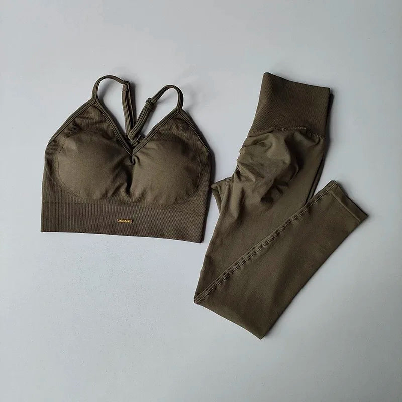 Conjunto de ginástica feminino