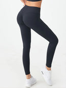 Calça comprida Fitness feminina, cintura alta, secagem rápida, modeladora de quadril, justa, ideal para corrida, exercícios e treino
