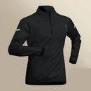 Conjunto de jaqueta e calça esportiva de secagem rápida com meio zíper para homens, ideal para atividades ao ar livre, com 1 a 4 peças.