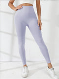 Calças esportivas com modelagem que levantam o bumbum, calças esportivas justas de cintura alta e elásticas para fitness, corrida e ioga.