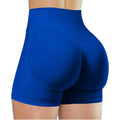 Shorts cintura alta para mulheres, Shorts  de corrida e fitness moderna, leggings de cor sólida, Shorts elásticos.
